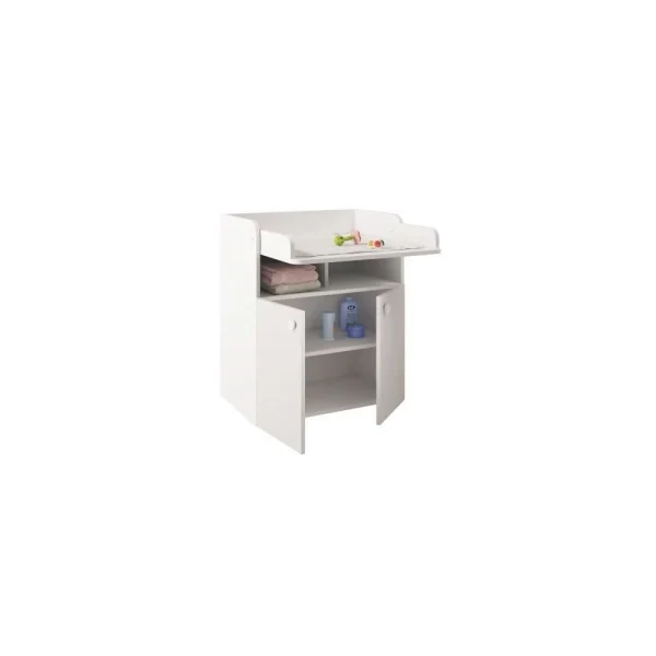 magasin POLINI Commode 2 Portes – Blanc 3