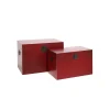 Tousmesmeubles Duo De Coffres Rouge Meuble Chinois – PEKIN grande marque pas cher 7