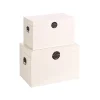 Tousmesmeubles Duo De Coffres Blancs Meuble Chinois – PEKIN achat 14