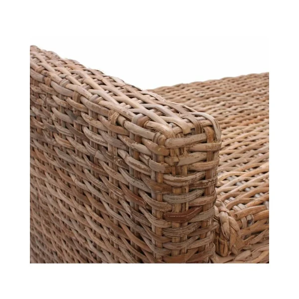 Mendler Coffre De Stockage, Banquette M92 Rotin Avec Coussin Kissen 88cm ~ Gri… soldes magasin 5