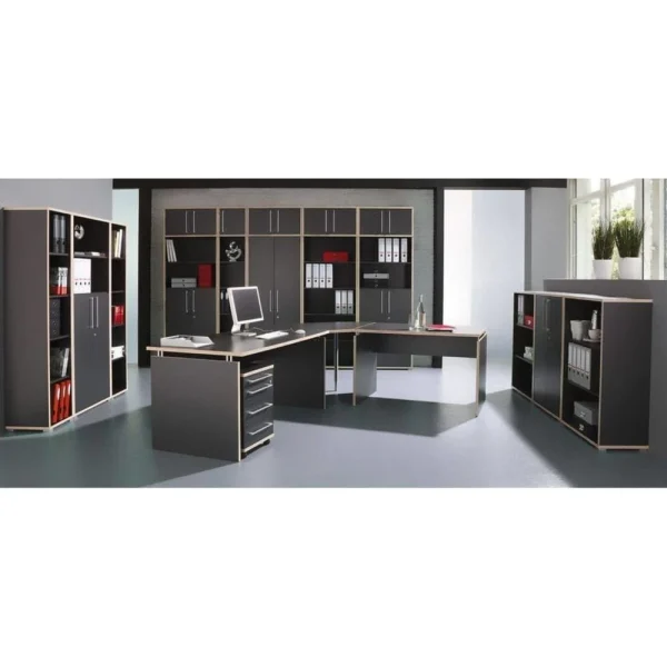 Meilleur Prix Garanti Germania Classeur à Roulettes Duo 42x45x60 Cm Anthracite 3