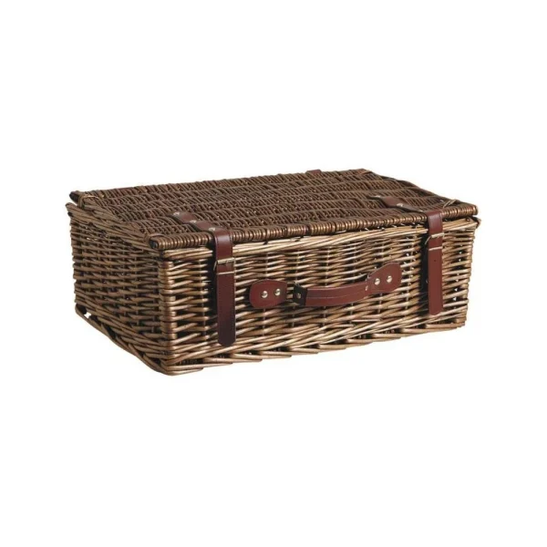 Aubry Gaspard Valise En Osier Clair. mode pas cher 1