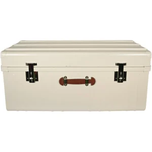 PIERRE HENRY Malle Métallique Blanc Perle Avec Poignée Polyuréthane 265 Litres. boutique en ligne 8