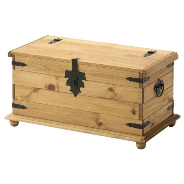 Vente IDIMEX Coffre De Rangement En Pin TEQUILA Style Mexicain, Finition Teintée/c… 1