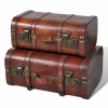 Réductions VidaXL Coffre De Rangement Vintage Bois Marron 2 Pcs 7