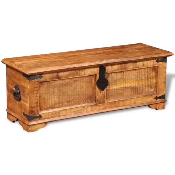VidaXL Coffre De Rangement Bois Massif De Manguier fashion pas cher 1