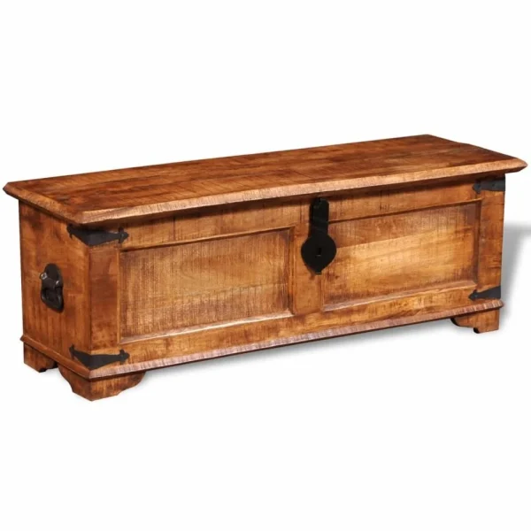 VidaXL Coffre De Rangement Bois Massif De Manguier fashion pas cher 5