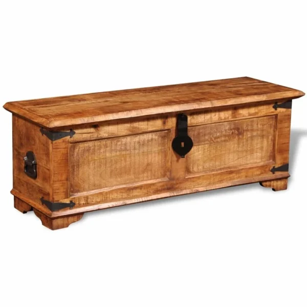 VidaXL Coffre De Rangement Bois Massif De Manguier fashion pas cher 6