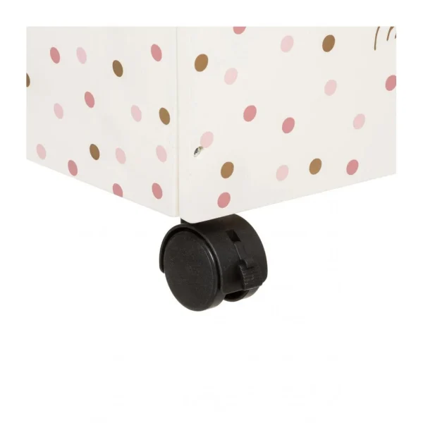vente pas cher Atmosphera, Createur D’Interieur Atmosphera – Coffre De Rangement XXL Sur Roues Coffre à Jouet Or 4