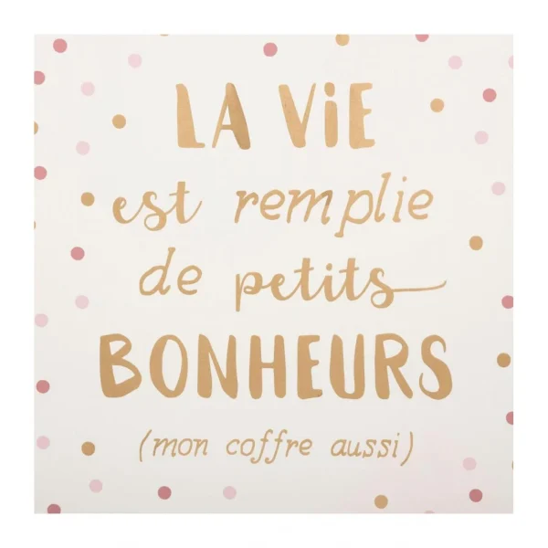 vente pas cher Atmosphera, Createur D’Interieur Atmosphera – Coffre De Rangement XXL Sur Roues Coffre à Jouet Or 5