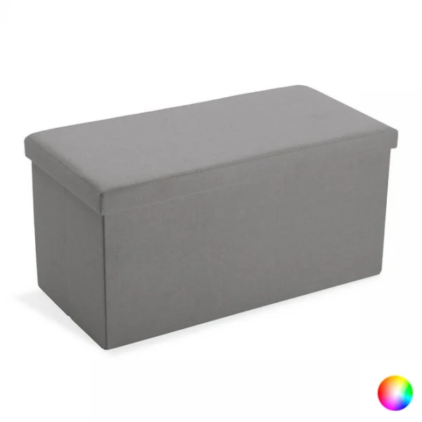 Vente Unknown Banc De Coffre Long Démontable Lin Bois MDF (38 X 37,5 X 76,5 Cm) Cou… 1