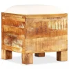 marques de renommée Chunhelife Banc De Rangement Bois Massif Recyclé 40 X 40 X 45 Cm 19