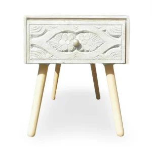 l'unique style MENZZO Bout De Lit Jadida Blanc Et Or 11