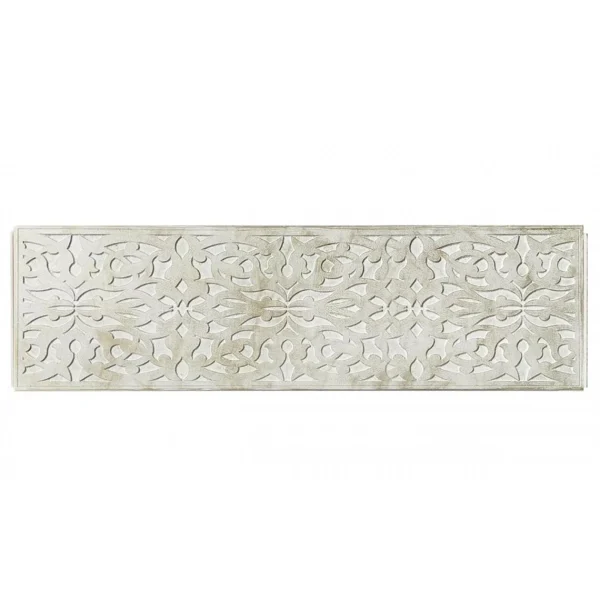 l'unique style MENZZO Bout De Lit Jadida Blanc Et Or 6