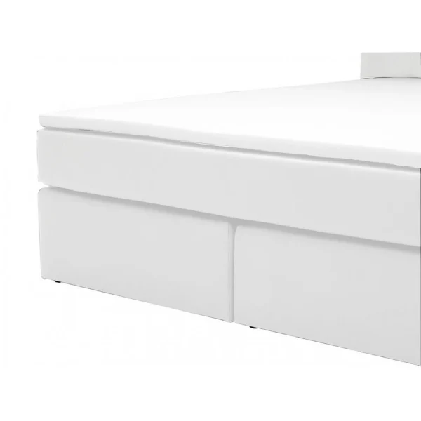 grande marque pas cher Vente-unique Ensemble Boxspring Complet Tête De Lit Avec Leds + Sommiers + Matelas… 3