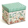 en promotion Djeco Coffre A Jouets Pliable Tabouret Motif Jardin 17
