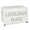 comparez les prix Pegane Coffre De Rangement Coloris Blanc En MDF Et Tissu – Dim : L65 X P40 X … 10