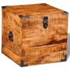 Chunhelife Coffre De Rangement Cubique Bois Massif De Manguier qualité d’originales 19