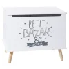 Pegane Coffre De Rangement En Bois Coloris Blanc – Dim : L 58 X L 48 X H 38 C… luxe soldes 17