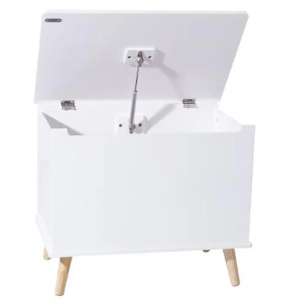 Pegane Coffre De Rangement En Bois Coloris Blanc – Dim : L 58 X L 48 X H 38 C… luxe soldes 3
