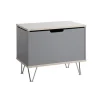 Coffre Marit Geuther Bois Gris marque pas cher en ligne 7
