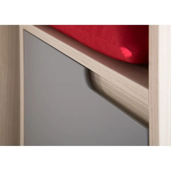 Coffre Marit Geuther Bois Gris marque pas cher en ligne 3