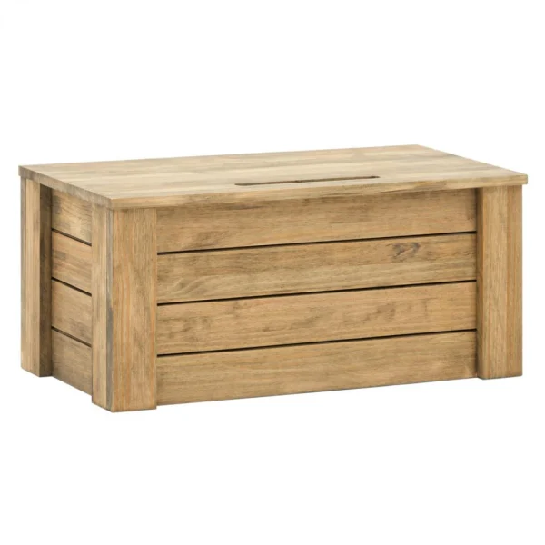 BOX FURNITURE Coffre Rangement Avec Couvercle ECO 40x80x36 Pin Rustique Vieilli – … magasin pour 1