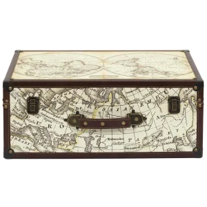 magasins pour Altobuy COOPER – Lot De 2 Malles De Rangements Mappemonde Vintage 13