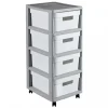 Vente Curver Armoire à Tiroirs Pliante Infinity 44 L Blanc 239404 19