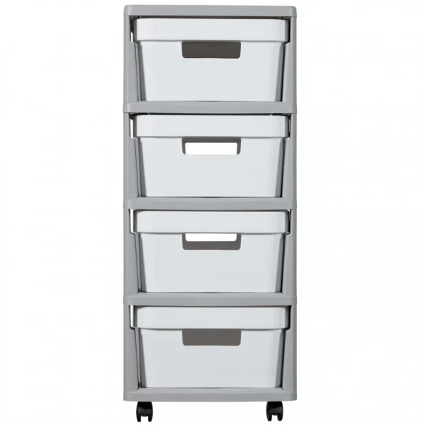 Vente Curver Armoire à Tiroirs Pliante Infinity 44 L Blanc 239404 4