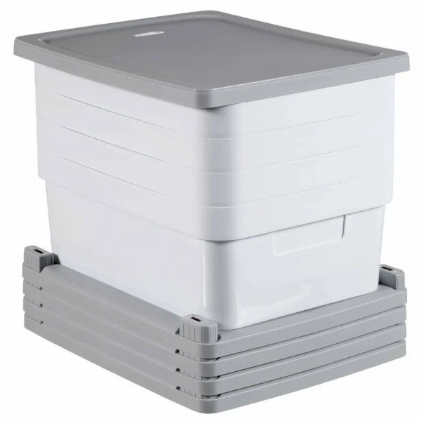 Vente Curver Armoire à Tiroirs Pliante Infinity 44 L Blanc 239404 5