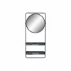 qualité supérieure Etagère De Salle De Bains DKD Home Decor Noir Métal Miroir (55 X 20 … 19
