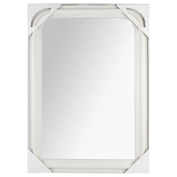 Atmosphera, Createur D’Interieur Miroir Arrondi Blanc Adèle – Atmosphera soldes magasin 1