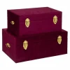 Atmosphera, Createur D’Interieur Lot De 2 Malles Night En Velours Rubis – ATMOSPHERA nouveau produit 5