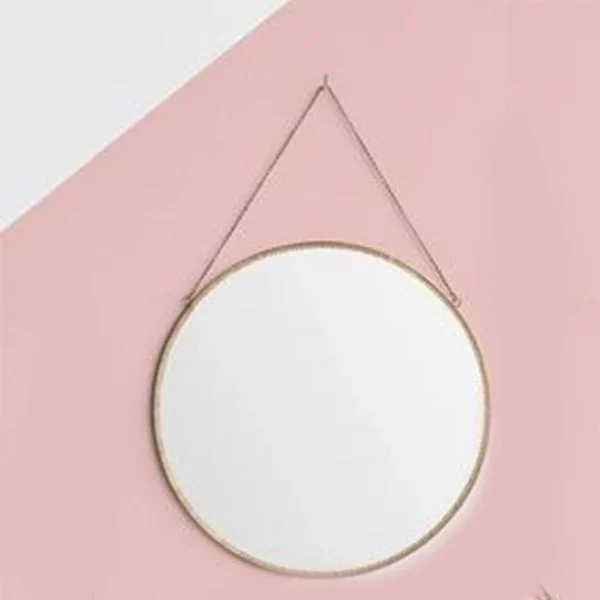 dernières Tech Discount Lot De 3 Miroirs Ronds En Métal – Doré – Ø20 / Ø24 / Ø29 Cm D’or … 1