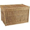 Aubry Gaspard Malle De Rangement En Osier Buff 60 X 40 X 40 Cm. livraison la plus rapide 5