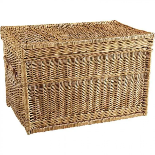 Aubry Gaspard Malle De Rangement En Osier Buff 60 X 40 X 40 Cm. livraison la plus rapide 1