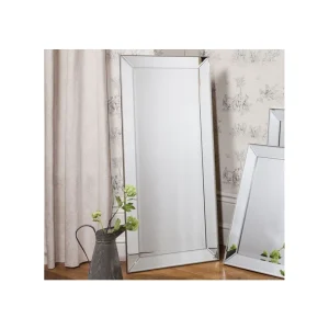 Vente-unique Miroir En Bois D’eucalyptus DARCY – L. 50 X H. 170 Cm – Argenté site officiel 10