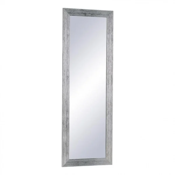 marque pas cher BUT Miroir 53×153 Cm PAVLA Blanc/Argent 1