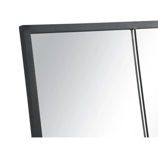 Vente-unique Miroir Fenêtre Industriel En Fer – L.105 X H.150 Cm – Noir – BELLAGIO acheter en ligne 5