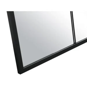 Vente-unique Miroir Fenêtre Industriel En Fer – L.105 X H.150 Cm – Noir – BELLAGIO acheter en ligne 15