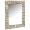 solde en ligne Aubry Gaspard Miroir Aztèque En Manguier Sculpté Et Blanchi. 17
