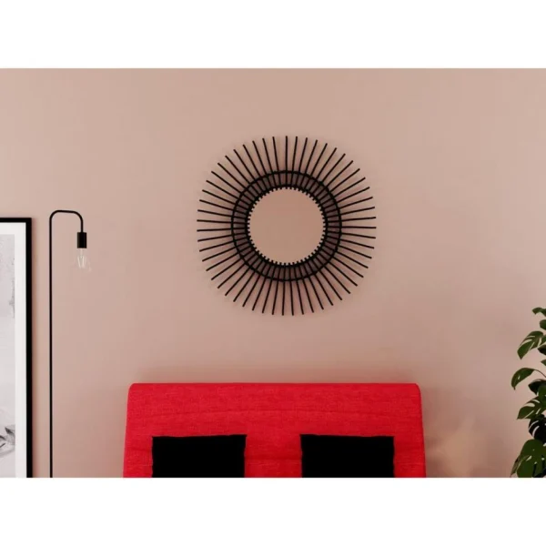 BUT Miroir D80 Cm TILIO Noir Boutique 3