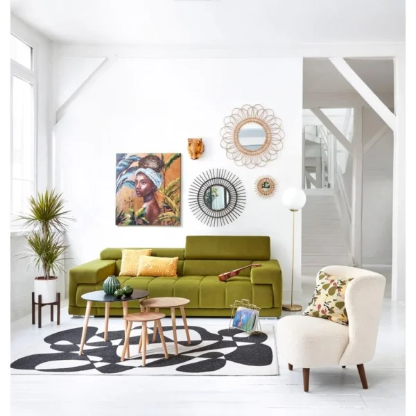 BUT Miroir D80 Cm TILIO Noir Boutique 6