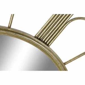 en vente Miroir DKD Home Decor Métal Doré (80 X 3 X 80 Cm) 9
