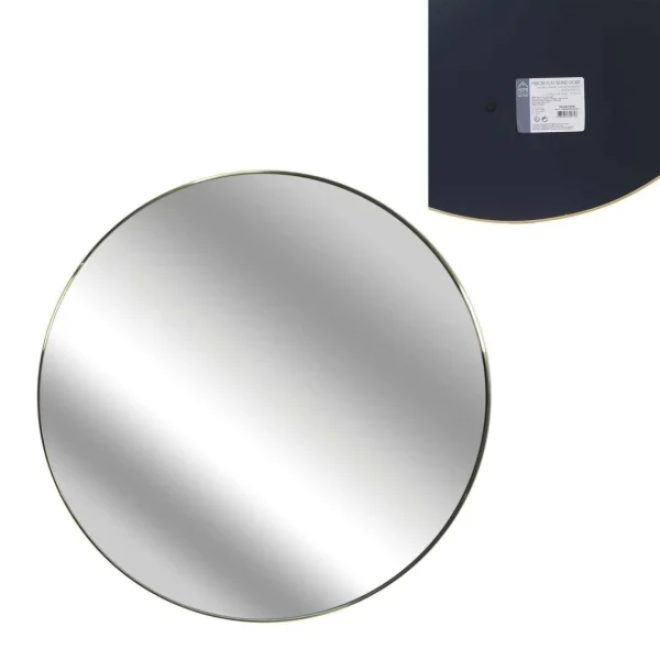 TOILINUX Miroir Extra Plat Rond Diam 55 Cm – Doré soldes en ligne 5