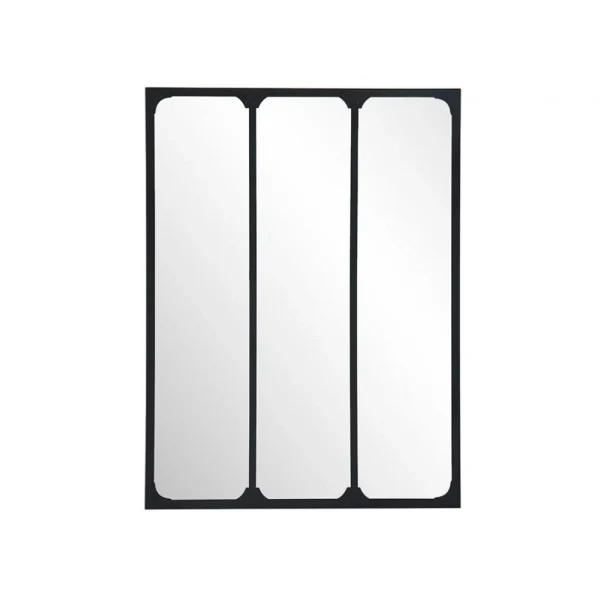 Vente-unique Miroir Fenêtre Atelier Style Industriel NORWICH – Fer – 3 Bandes – L…. le grand escompte 4