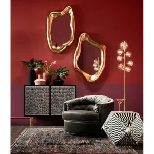 Karedesign Miroir Hologram 119x76cm Doré Kare Design Officielle 9