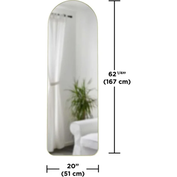 boutique en france Umbra Miroir Hubba 51 X 157 Cm Laiton. 4