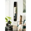 excellente qualité MACABANE Miroir JONAS Aluminium Noir 31 X 174 Cm 5